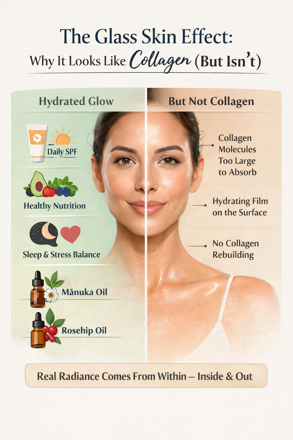 The Glass Skin Effect: Why It Looks Like Collagen (But Isn’t)